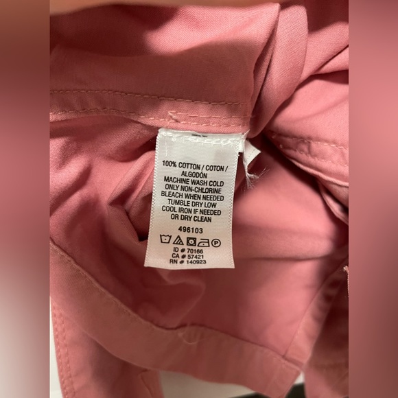 LOFT Tie Waist Utility Jacket 100% Cotton - Picture 5 of 6